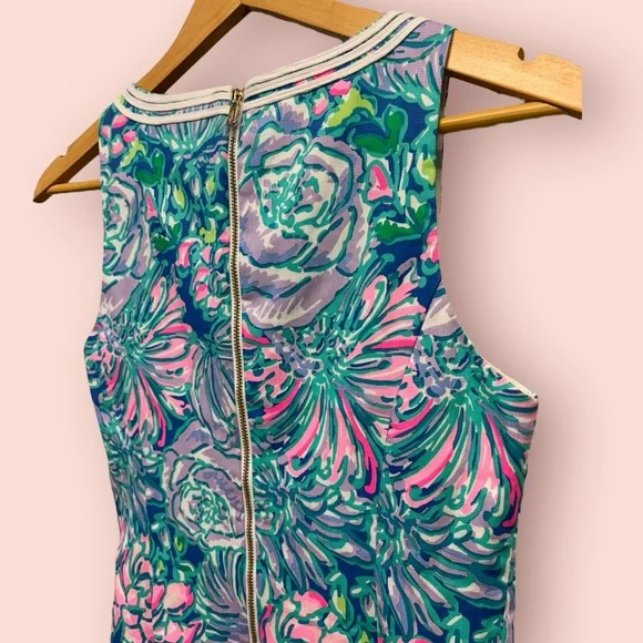 Lilly Pulitzer Gabby Stretch Shift Dress In full bloom - Picture 10 of 14